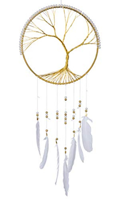 Now Is Now Gold Tree of Life Wall Art Tree of Life Dream Catcher Contemporary Steel Artwork Home Wall Decor Celtic Family Tree 10 x 24 inches  25_4 x
