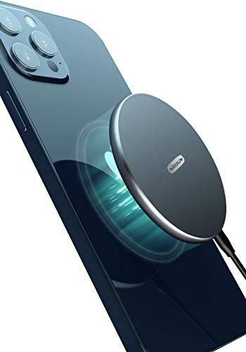 Nillkin Mag_Safe Charger_ Magnetic Wireless Charger_ MagSlim Fast Charging Pad 10W Max Compatible with iPhone 1212 Mini12 Pro12 Pro Max Ultra Thin
