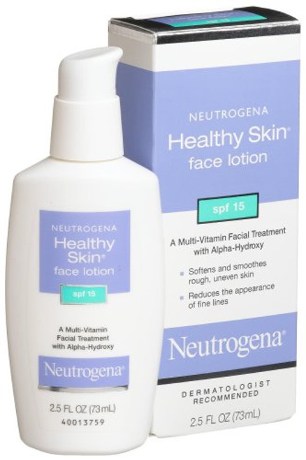 Neutrogena Healthy Skin Face Lotion_ SPF 15_ 2_5 Ounce Pack of 2 Neutrogena Healthy Skin Face Lotion_ SPF 15_ 2_5 Ounce Pack of 2