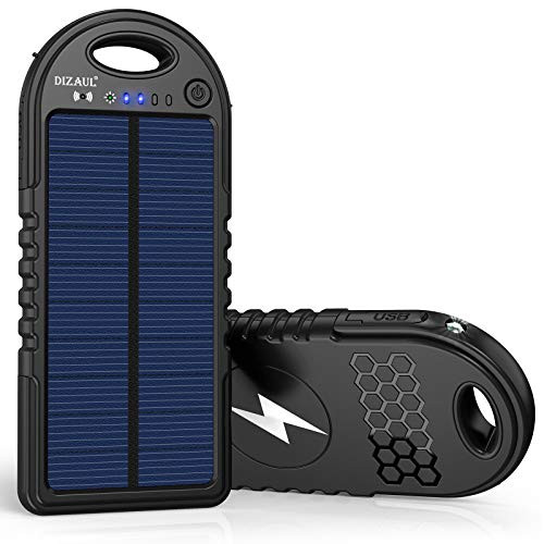 Solar Charger_ 10000mAh Wireless Solar Power Bank_ 18W Power Delivery USB C Charger_ Type C Input  and  Output_ QC 3_0  and  PD Fast Portable Charger Compatib
