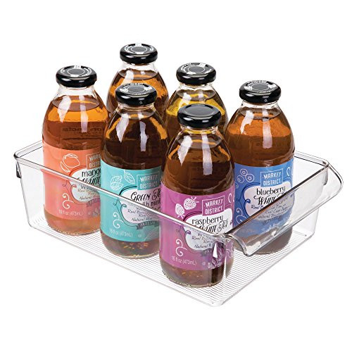 InterDesign Linus Pullz Kitchen Pantry Storage Organizer  Food Container Drawer, Clear, Large (69630)