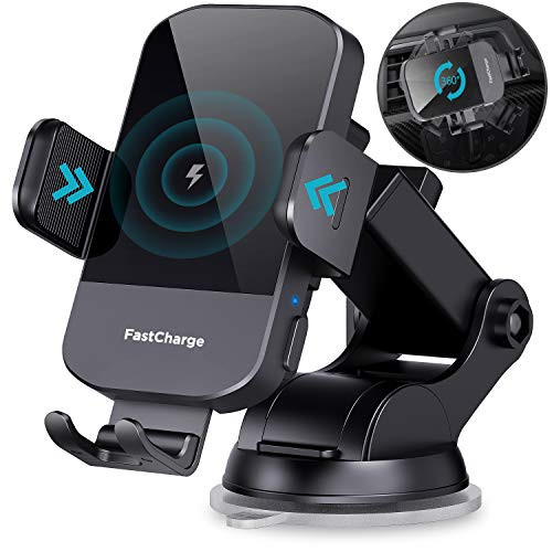 Wireless Car Charger_ CHGeek 15W Qi Fast Charging Auto Clamping Car Charger Phone Mount Windshield Dashboard Air Vent Phone Holder for iPhone 11 Pro M Wireless Car Charger_ CHGeek 15W Qi Fast Charging Auto Clamping Car Charger Phone Mount Windshield Dashboard Air Vent Phone Holder for iPhone 11 Pro M