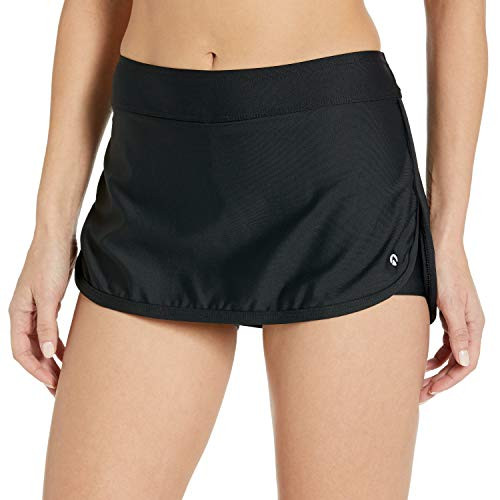 next Womens Lotus Bikini Swimsuit Skort_ Good Karma Black_ Large