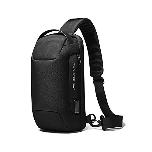 Sling Backpack for Men anti thief Sling Bag mens women USB Crossbody Shoulder Casual Daypack Rucksack MenS Chest Bag