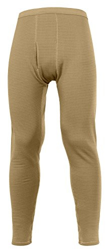 Rothco ECWCS Gen III Mid_Weight Underwear Bottoms  Level II _ AR 670_1 Coyote Brown_ Medium