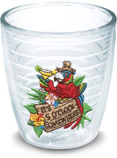 Tervis 1000031 Margaritaville - It's 5 O'clock Somewhere - Red Parrot Insulated Tumbler with Emblem, 12 oz, Clear Tervis 1000031 Margaritaville - It's 5 O'clock Somewhere - Red Parrot Insulated Tumbler with Emblem, 12 oz, Clear