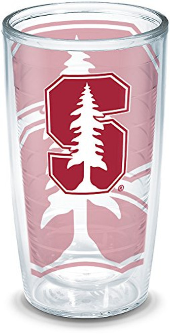 Tervis 1289610 Stanford Cardinal Tumbler with Wrap, 16oz, Clear Tervis 1289610 Stanford Cardinal Tumbler with Wrap, 16oz, Clear