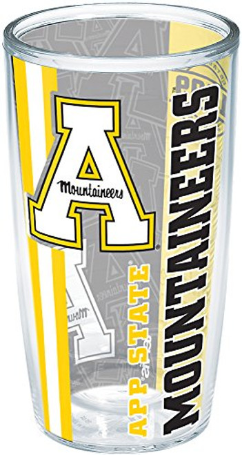Tervis 1219922 Appalachian State Mountaineers College Pride Insulated Tumbler with Wrap, 16oz, Clear Tervis 1219922 Appalachian State Mountaineers College Pride Insulated Tumbler with Wrap, 16oz, Clear