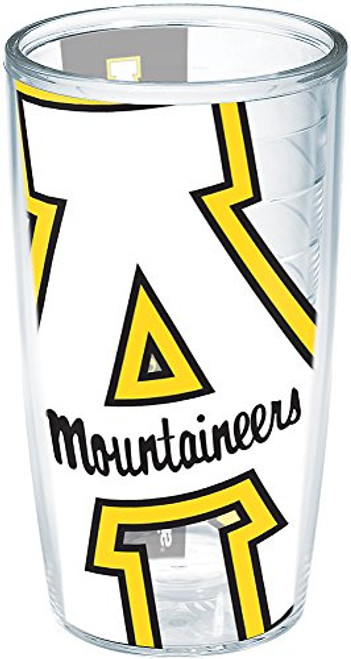 Tervis 1217853 Appalachian State Mountaineers Colossal Insulated Tumbler with Wrap, 16oz, Clear Tervis 1217853 Appalachian State Mountaineers Colossal Insulated Tumbler with Wrap, 16oz, Clear