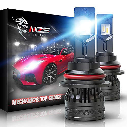 MZS H7 LED Headlight Bulbs_60W 10000LM Wmini_fan design 6500K Cool White Conversion Kit _360º Adjustable