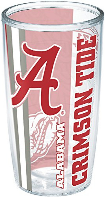 Tervis 1214507 Alabama Crimson Tide College Pride Insulated Tumbler with Wrap, 16oz, Clear Tervis 1214507 Alabama Crimson Tide College Pride Insulated Tumbler with Wrap, 16oz, Clear