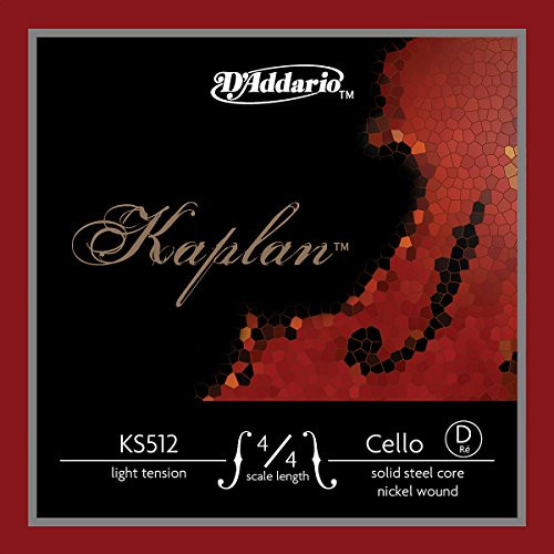 DAddario Kaplan Cello Single D String_ 44 Scale_ Light Tension