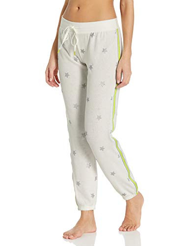 PJ Salvage Womens NEON POP Banded Pant_ Ivory_ L