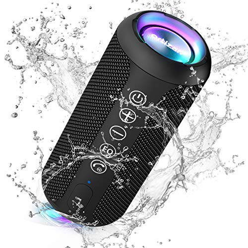 Ortizan Portable Bluetooth Speaker_ IPX7 Waterproof Wireless Speaker with 24W Loud Stereo Sound_ Outdoor Sport Speakers with Bluetooth 5_0_ 30H Playti