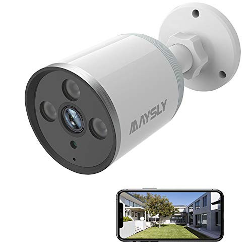 Security Camera Outdoor Wireless WiFi Maysly Cameras for Home Security 1080P Night Vision Motion Detection 2 Way Audio