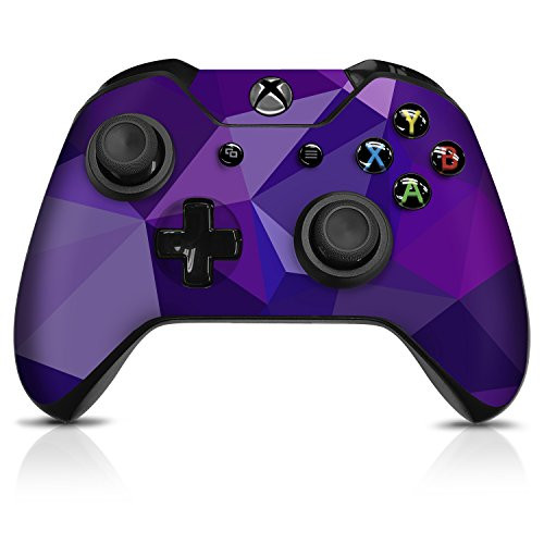 Controller Gear Controller Skin - Purple Poly - Officially Licensed by Xbox One