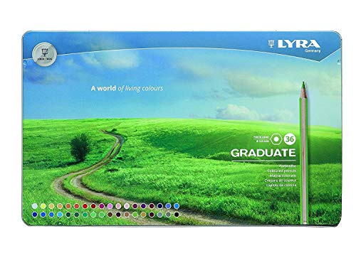 LYRA GRADUATE COL PENCILS 36 METAL BOX Multicoloured 30_5 x 19 x 1_6 cm 2871360