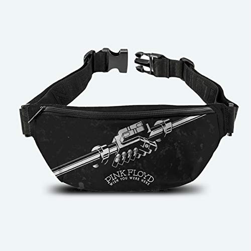 Rock Sax Pink Floyd Wish You were Here Black and White Fanny Pack