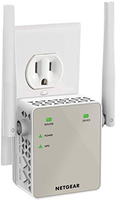 NETGEAR Wi_Fi Range Extender EX6120 _ Coverage Up to 1200 Sq Ft and 20 Devices with AC1200 Dual Band Wireless Signal Booster  and  Repeater  Up to 1200Mbp