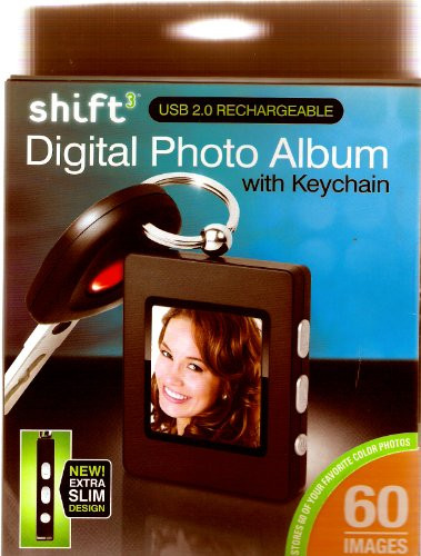 Shift Digital Photo ALbum with Keychain