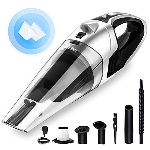 VacLife Handheld Vacuum_ Lithium Ion Cordless Hand Vacuum_ Silver  VL106