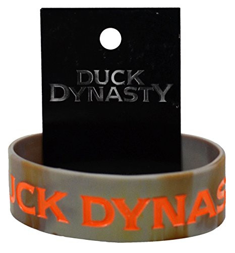 Duck Dynasty Silicone Wristband Bracelet Officially Licensed A and E Camo Orange