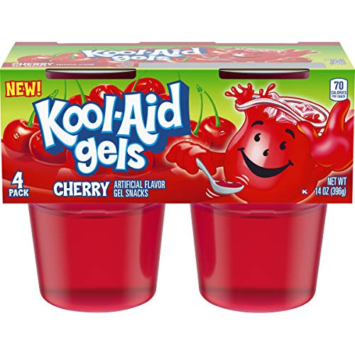 Jell-O Kool-Aid Gels Cherry Ready-to-Eat Gelatin Snacks 4 Cups Jell-O Kool-Aid Gels Cherry Ready-to-Eat Gelatin Snacks 4 Cups