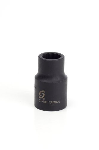 Sunex 209zm 12-Inch Drive 9-mm 12-Point Standard Impact Socket