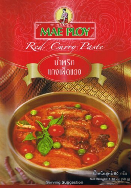 Mae Ploy Thai Red Curry Paste 50g
