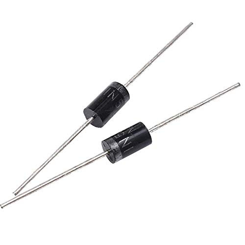 PoiLee 30Pcs 1N5408 Rectifier Diode 3A 1000V DO-27 Axial 5408 IN5408 3 Amp 1000 Volt Electronic Silicon Diodes