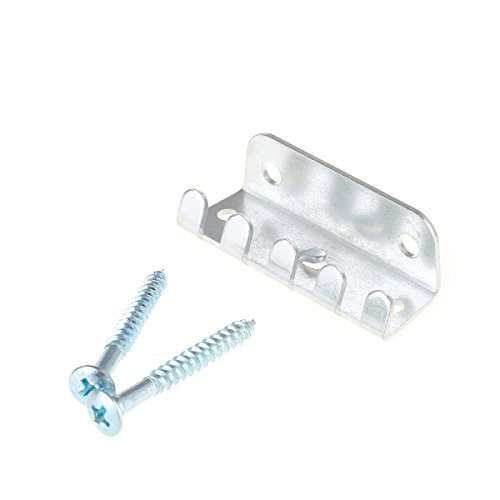 Musiclily Single Tremolo Spring Claw wScrews Set for Fender Strat ST Stratocaster Guitar Replacement Chrome Nickel