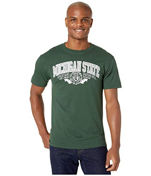 Champion College Michigan State Spartans Jersey Tee Dark Green 3 LG Champion College Michigan State Spartans Jersey Tee Dark Green 3 LG