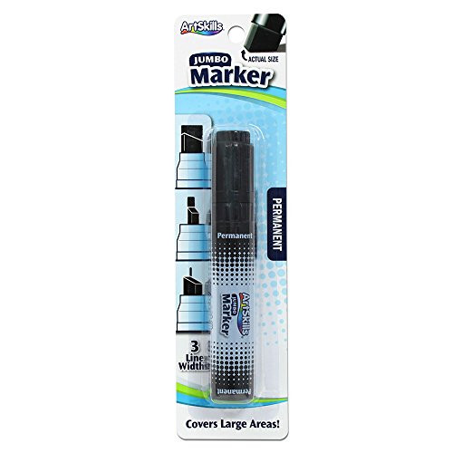 ArtSkills Chisel Edge Jumbo Permanent Marker Black PA-1447
