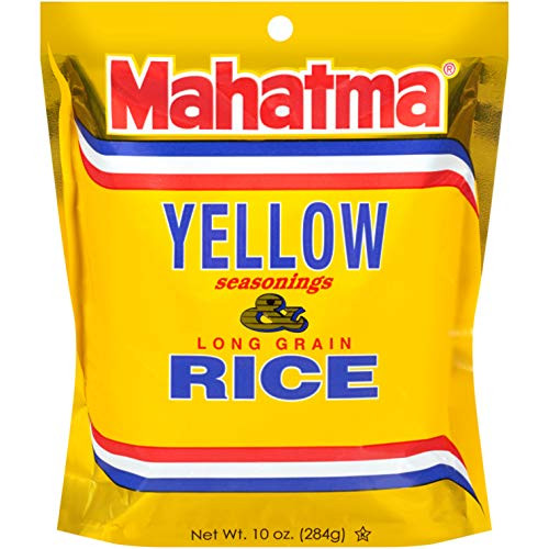 Mahatma Yellow Seasonings and Long Grain Rice Gluten-Free Non-GMO Vegan 10 oz Bag Mahatma Yellow Seasonings and Long Grain Rice Gluten-Free Non-GMO Vegan 10 oz Bag