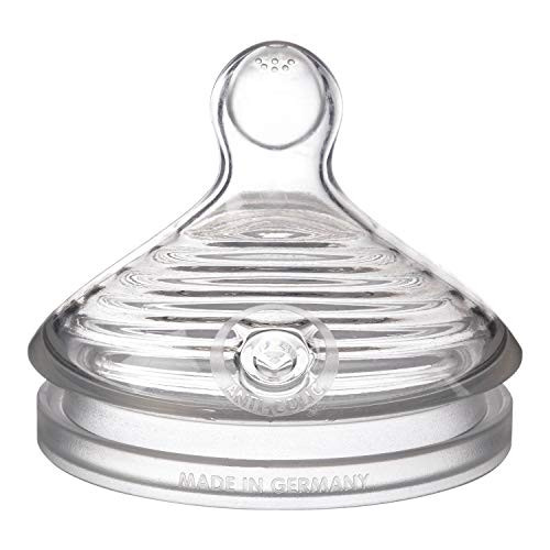 NUK Simply Natural Medium Flow Bottle Nipples 2 Pack