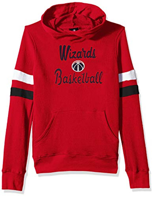 NBA by Outerstuff NBA Kids and Youth Girls Washington Wizards Claim to Fame Overlay Hoodie Red Youth Medium10-12 NBA by Outerstuff NBA Kids and Youth Girls Washington Wizards Claim to Fame Overlay Hoodie Red Youth Medium10-12