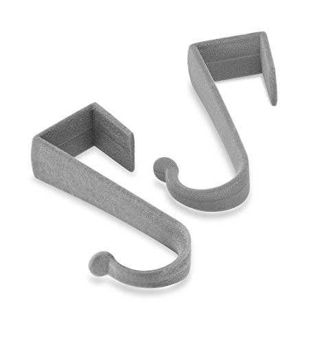 Whitmor Flocked Over The Door Hooks S2