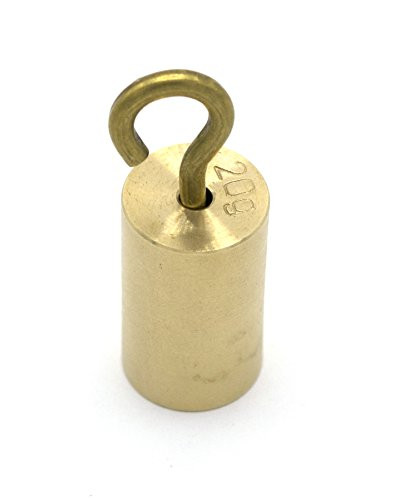 Double Hooked Weight Brass 20 Grams 0_044 Lbs_ Eisco Labs