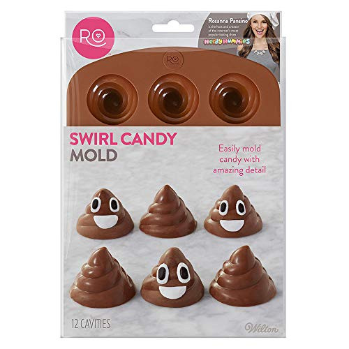 Wilton Ind Wilton RO Swirl Candy Silicone Mold 12 cavities