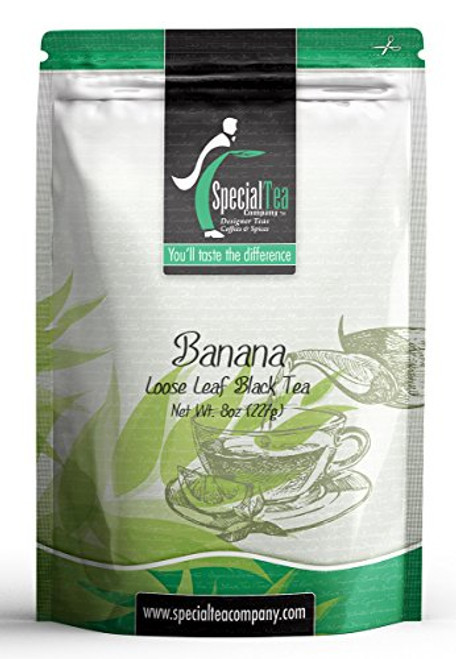 Special Tea Banana Loose Black Tea 8 Ounce