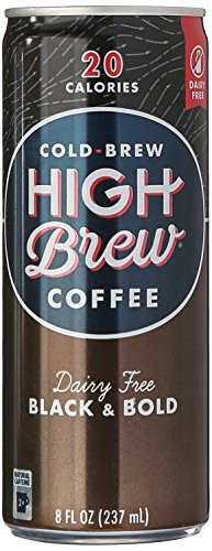 High Brew Coffee Cold Brew Dairy Free Black  and  Bold 8 Fl Oz