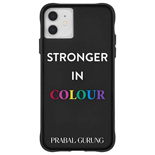 Case-Mate - PRABAL GURUNG - Case for iPhone 11 - Tough Stronger in Colour - 6_1 inch - Smoke