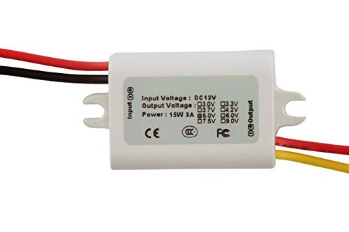 12V to 5V 3A Step-Down Waterproof Miniature DC-DC Converter Power Supply Module