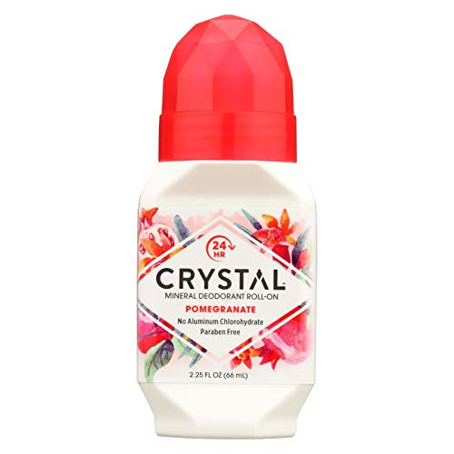 Crystal Essence Mineral Deodorant Roll-On Pomegranate 2_25 oz