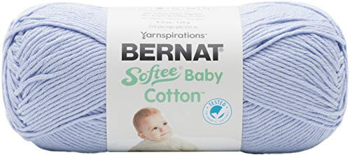 Bernat Softee Baby Cotton YARN Pale Periwinkle