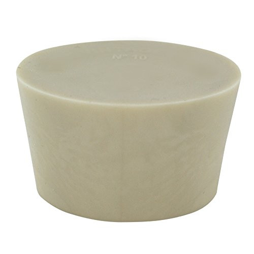 E_C_ Kraus Size No_10 Rubber Stopper Tan  Solid