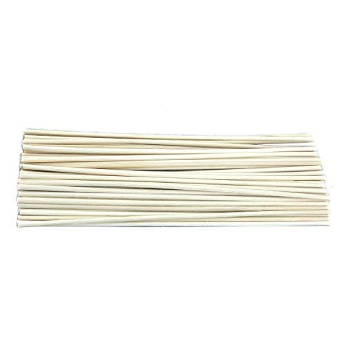 Simoutal Reed Diffuser Sticks 50pcs Wood Rattan Reed Sticks Replacement Refill Sticks Essential Oil Aroma Diffuser Sticks 10_2 inch Natural