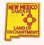 New Mexico State 2D PVC Fridge Collectors Souvenir Magnet Jnks