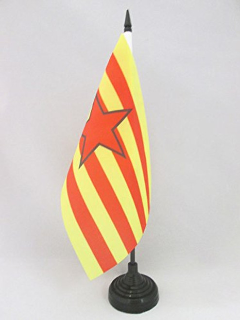 AZ FLAG Aragon Independentist Table Flag 5 x 8 - Aragon Estrelada Nationalist Desk Flag 21 x 14 cm - Black Plastic Stick and Base AZ FLAG Aragon Independentist Table Flag 5 x 8 - Aragon Estrelada Nationalist Desk Flag 21 x 14 cm - Black Plastic Stick and Base