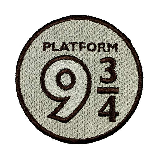 Harry Potter Platform 9 34 Patch Train Station Embroidered Iron On Applique